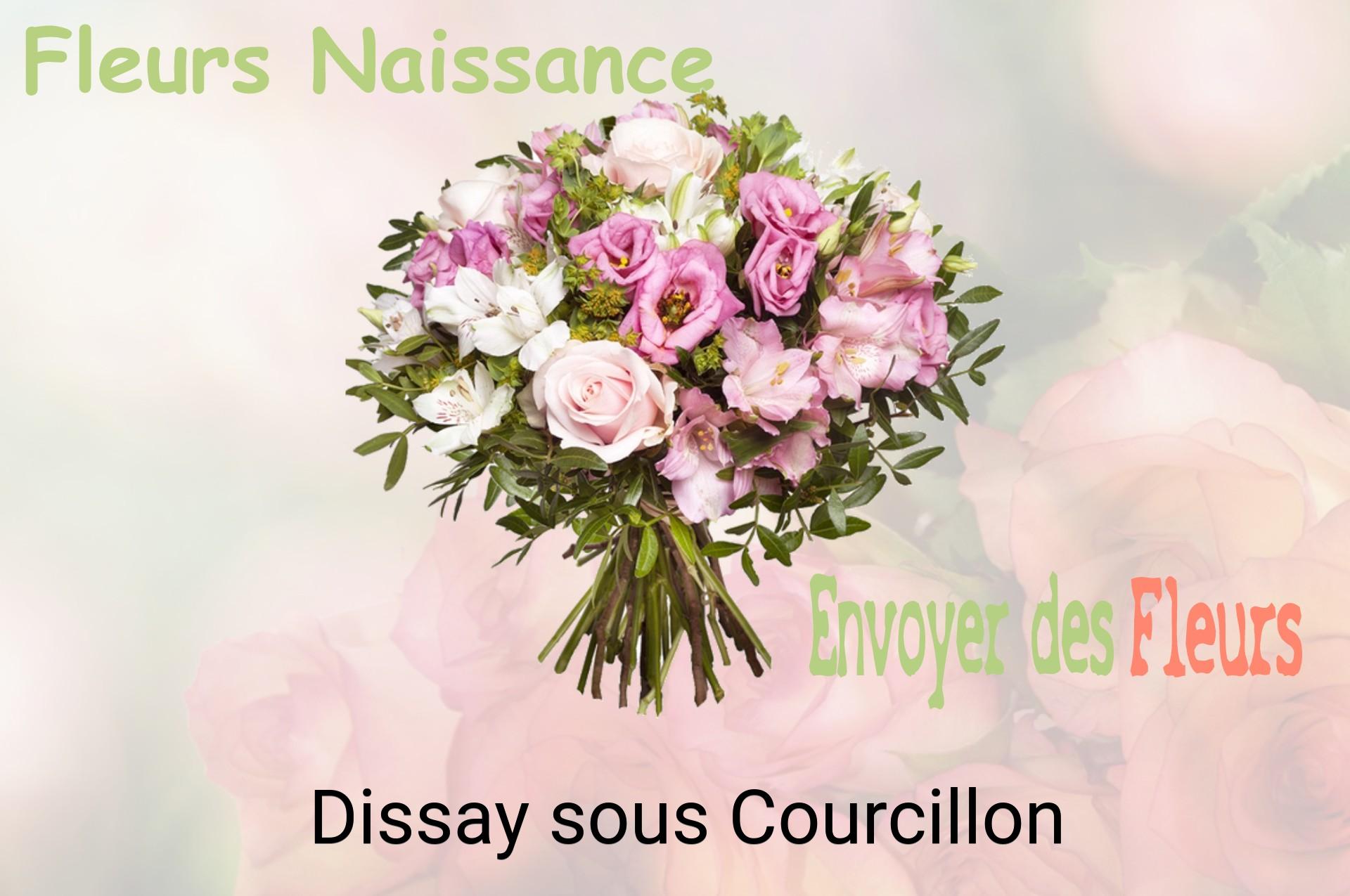 Bouquet de fleurs de naissance livré à Dissay-sous-Courcillon