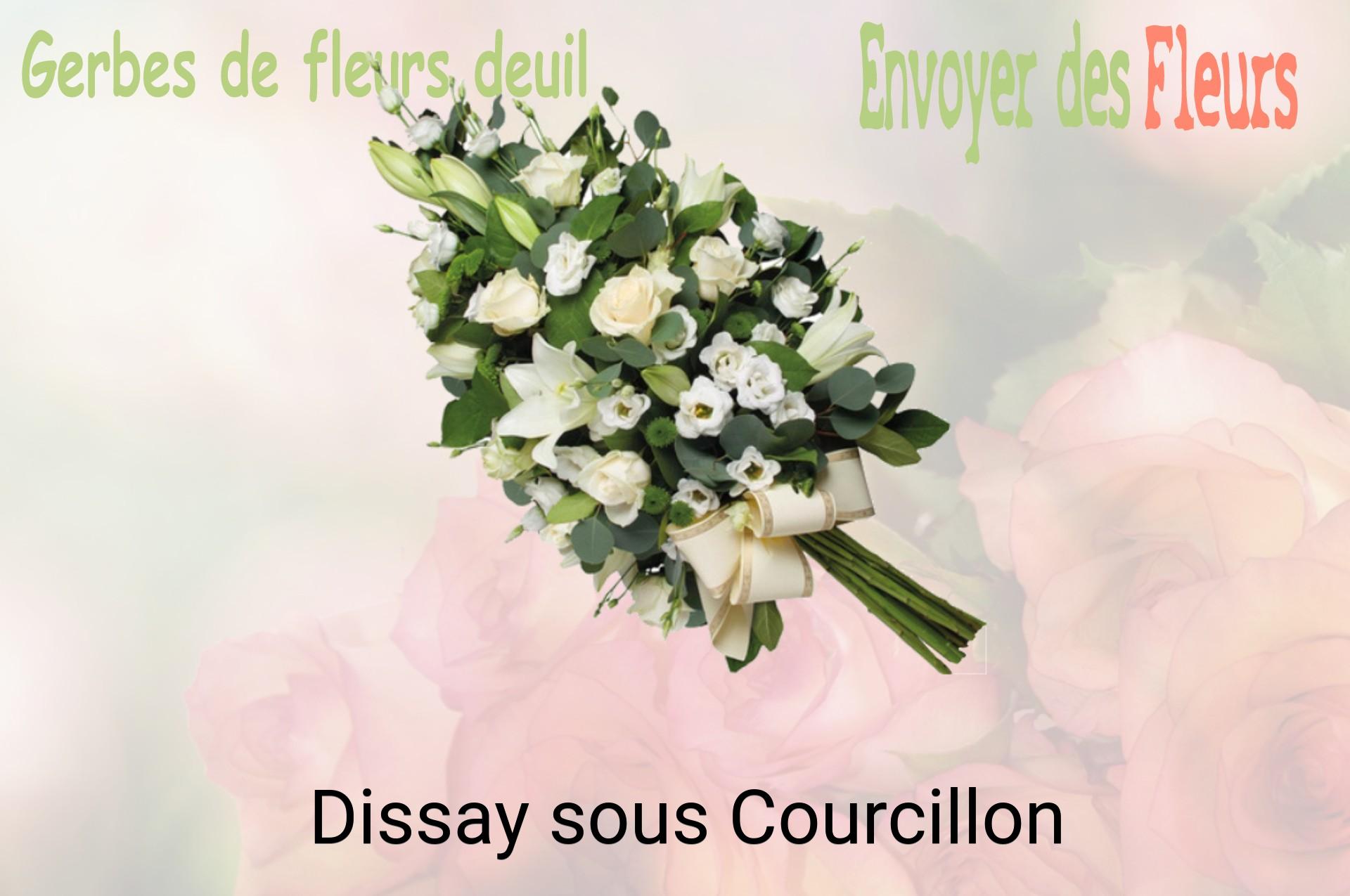 Gerbe de fleurs de deuil livrée à Dissay-sous-Courcillon